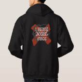 VESTE À CAPUCHE JE DÉTESTE LE DOUBLE VISAGE (Dos)