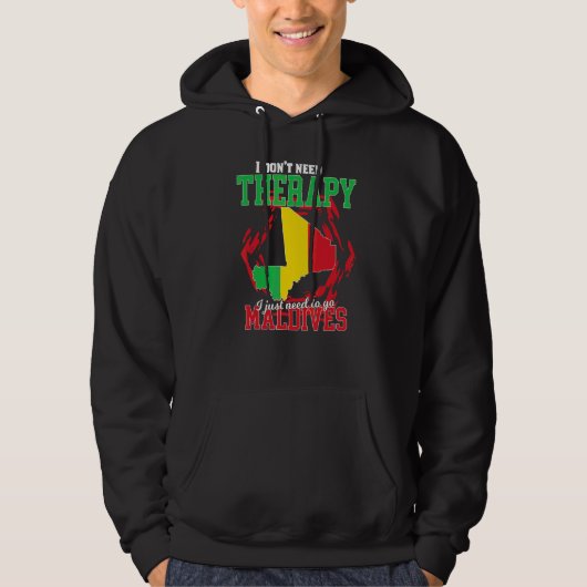 Veste À Capuche Je dois juste aller au Mali (Devant)