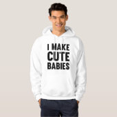 Veste À Capuche Je Fais De Bébés Mignons (Devant entier)