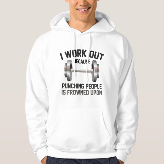 Veste À Capuche Je fais de l'exercice (Devant)