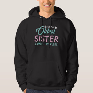 Veste À Capuche Je fais les règles parce que je suis la plus vieil