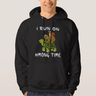 Veste À Capuche Je fonctionne sur l'heure Hmong Hmoob à thème