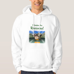 Veste À Capuche Je freine pour des ratons laveurs !