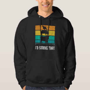 Veste À Capuche Je fumerais cette grillade amusante de la viande