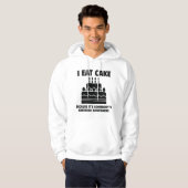 Veste À Capuche Je Mange Du Gâteau (Devant entier)