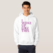 Veste À Capuche Je Me Suis Réveillé Comme Ça (Devant entier)