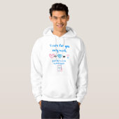 VESTE À CAPUCHE JE M'OCCUPE DE MON WIFI (Devant entier)