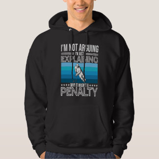 Veste À Capuche Je n'affirme pas que j'explique juste le hockey su