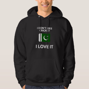 Veste À Capuche Je N'Aime Pas Le Cricket J'Aime Ça Cricket Pakista