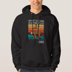 Veste À Capuche Je Ne Dors Pas Je Ne Me Sens Que Reposer Mes Yeux