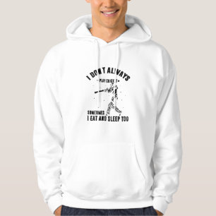 Veste À Capuche Je ne joue pas toujours au cricket Cadeaux de jo