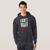 Veste À Capuche Je ne me bats pas (Devant entier)