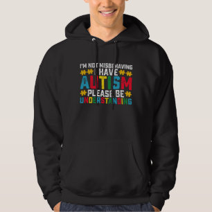 Veste À Capuche Je ne me comporte pas mal, j'ai de l'autisme, s'il