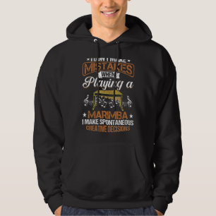 Veste À Capuche Je ne me trompe pas en jouant à une Marimba