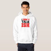 Veste À Capuche Je ne parle pas ISH (Devant entier)