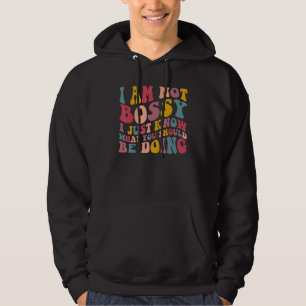 Veste À Capuche Je ne suis pas autoritaire, je sais juste ce que v