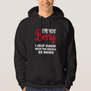 Veste À Capuche Je ne suis pas autoritaire Je sais juste ce que vo