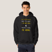 Veste À Capuche Je ne suis pas juste méchant (Devant entier)
