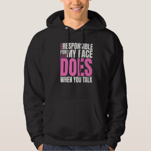 Veste À Capuche Je ne suis pas responsable de ce que fait mon visa