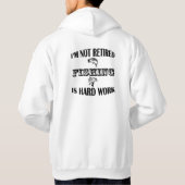 Veste À Capuche Je ne suis pas retraité (Dos)