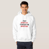 Veste À Capuche Je ne suis pas superstitieux (Devant entier)