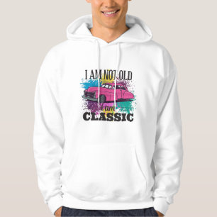 Veste À Capuche Je ne suis pas vieux Je suis classique Grungy Colo