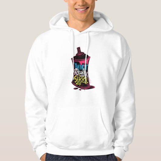 Veste À Capuche Je ne suis pas vraiment désolé (Devant)