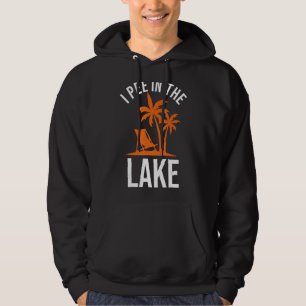 Veste À Capuche Je Pis Dans Le Lac Vacances Été 1