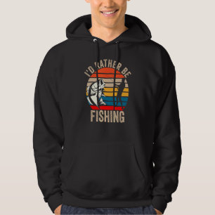 Veste À Capuche Je Plais Être Pêche - Poisson Extérieur Couché De