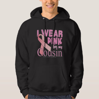 Veste À Capuche Je porte le rose pour ma sensibilisation au cancer