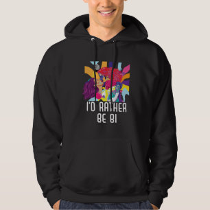 Veste À Capuche Je préfère être bi bisexuel arc-en-ciel fierté bis
