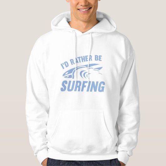 Veste À Capuche Je préfère surfer (Devant)