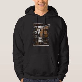 Veste À Capuche Je préférerais être dans un café quelque part à Hi