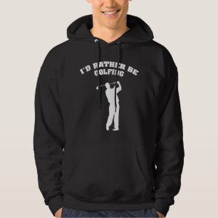 Veste À Capuche Je Préférerais Faire Du Golf