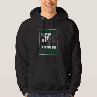 Veste À Capuche Je préférerais me détendre à Compton Bay