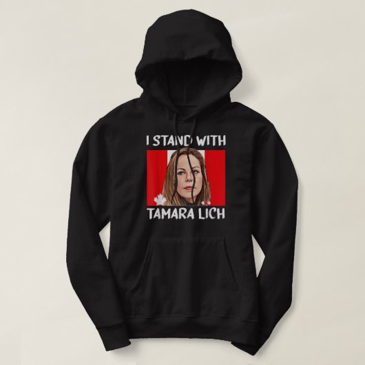 Veste À Capuche Je Prends Position Avec Tamara Lich Canada Freedom (Design devant)