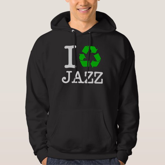 Veste À Capuche Je Recycle Le Jazz (Devant)