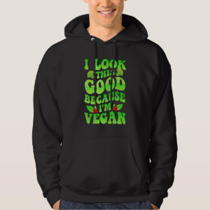 Veste À Capuche Je regarde ça bien parce que je suis Vegan