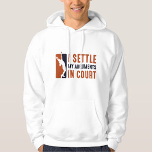 Veste À Capuche Je règle mes différends au tribunal