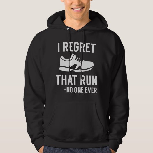 Veste À Capuche Je regrette cette course (Devant)