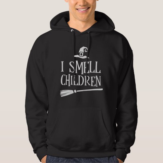 Veste À Capuche Je Sens Les Enfants Halloween Costume sorcières (Devant)