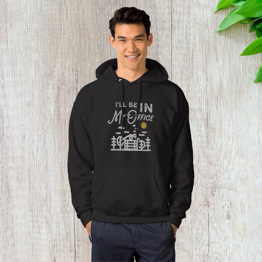 Veste À Capuche Je Serai Dans Mon Bureau
