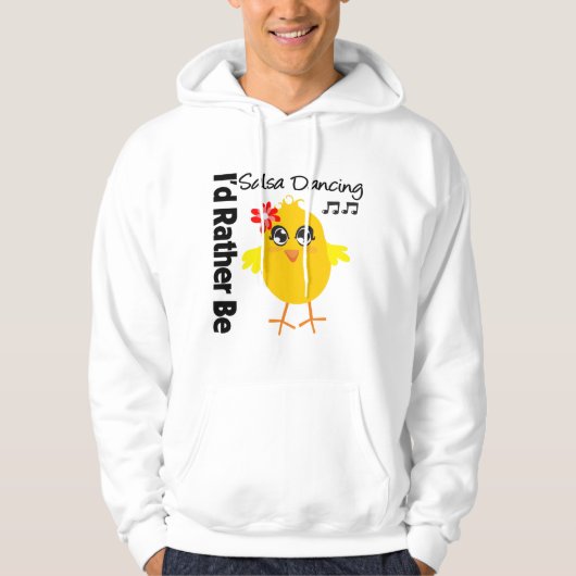 Veste À Capuche Je serais plutôt danse de Salsa (Devant)