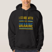 Veste À Capuche Je Suis Avec L'Ukraine (Devant)