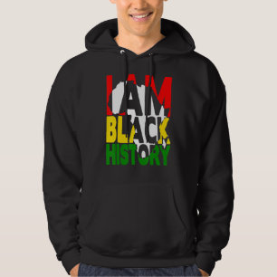 Veste À Capuche Je Suis Black History Mois African American Pride