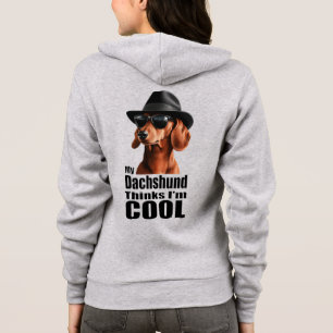 Veste À Capuche Je suis Cool Dachshund