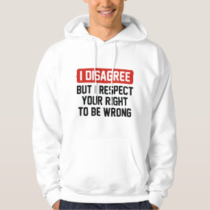 Veste À Capuche Je suis en désaccord