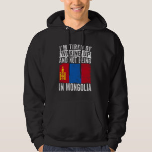 Veste À Capuche Je suis fatigué de me réveiller et de ne pas être