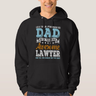 Veste À Capuche Je suis Fier Papa D'Un Avocat Merveilleux Et Fier