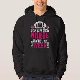Veste À Capuche Je suis infirmière et voici ma semaine de licence